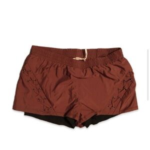 NWT Double layer shorts